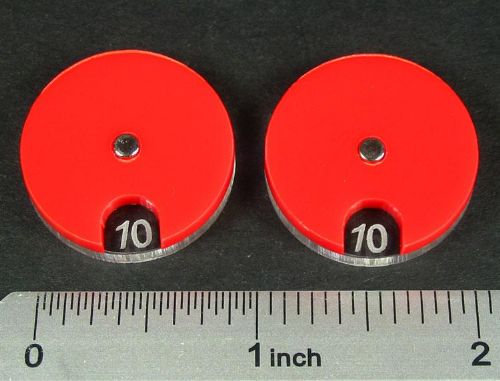 Red Circle Combat Dials pack of 2